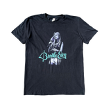 Brooke Eden Face Tee-- Black and Turquoise